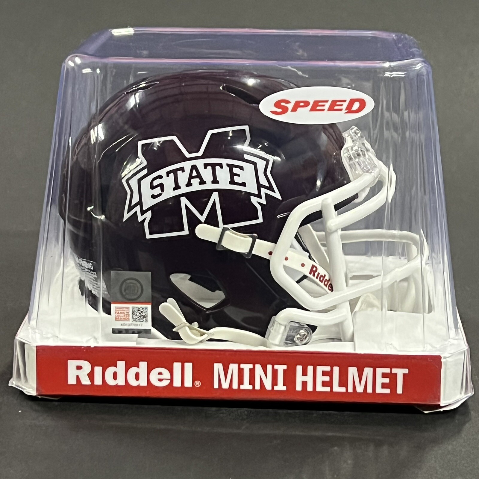 Mississippi State Bulldogs Speed Mini Helmet Riddell NCAA Licensed Brand New!