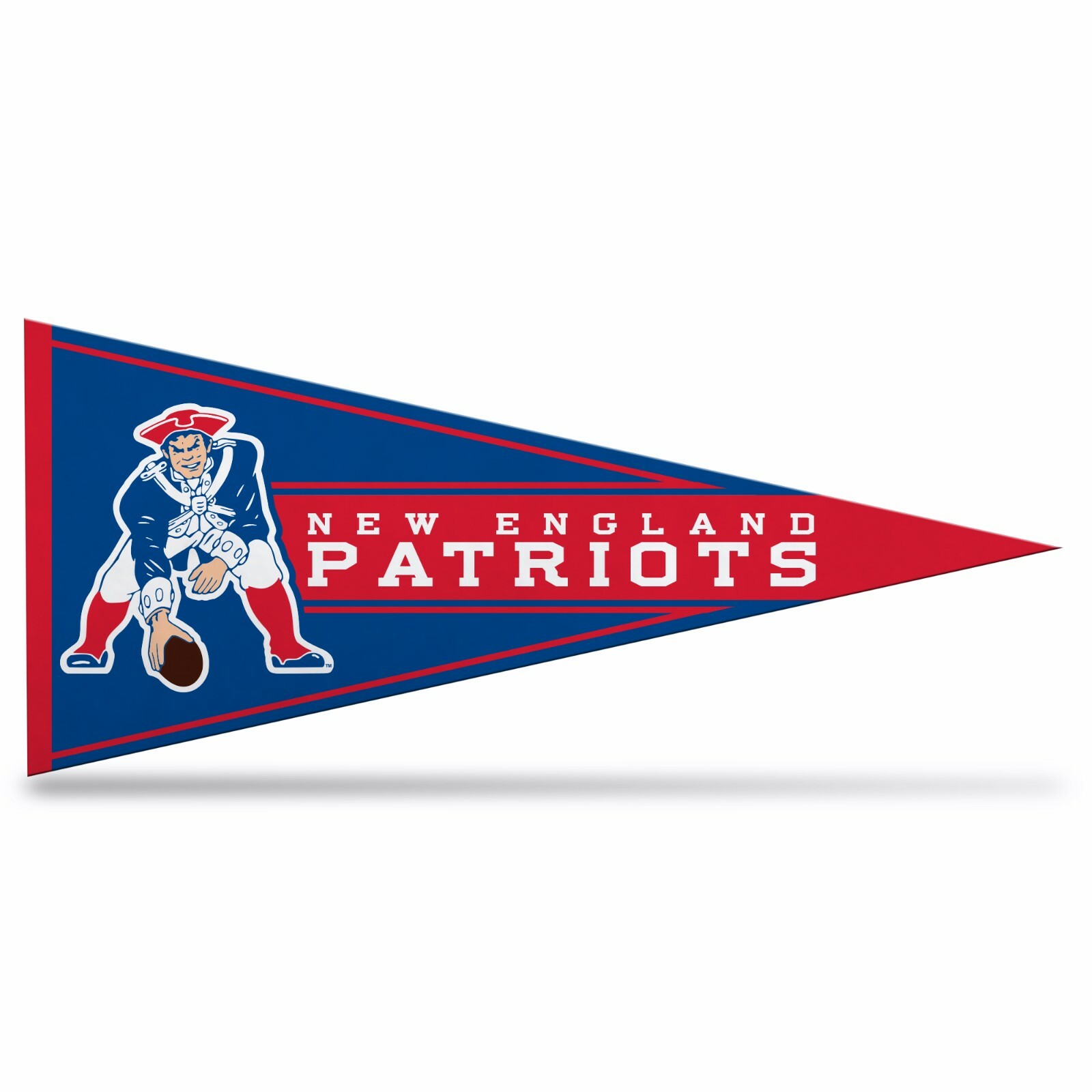 New England Retro NFL Retro Mini Pennant 9″x4″, New, felt, Made in USA