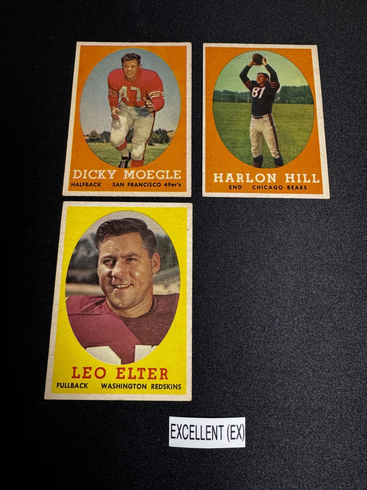 1958 Topps Football Cards 1-132 (P-NM) – You Pick – Complete Your Set