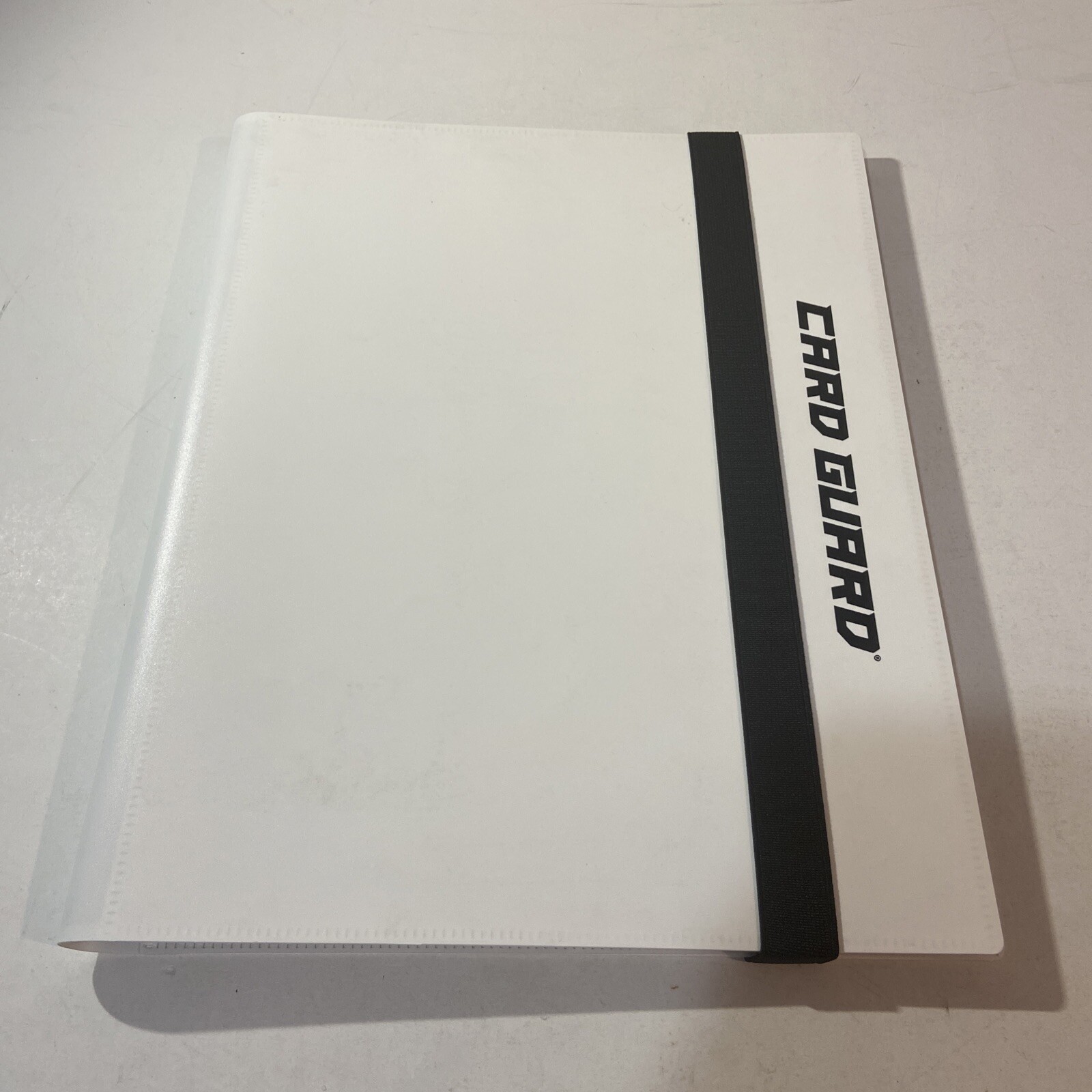Guardhouse Card Folio WHITE – 20 9-Pocket Pages Holds 360 Cards Portfolio Binder