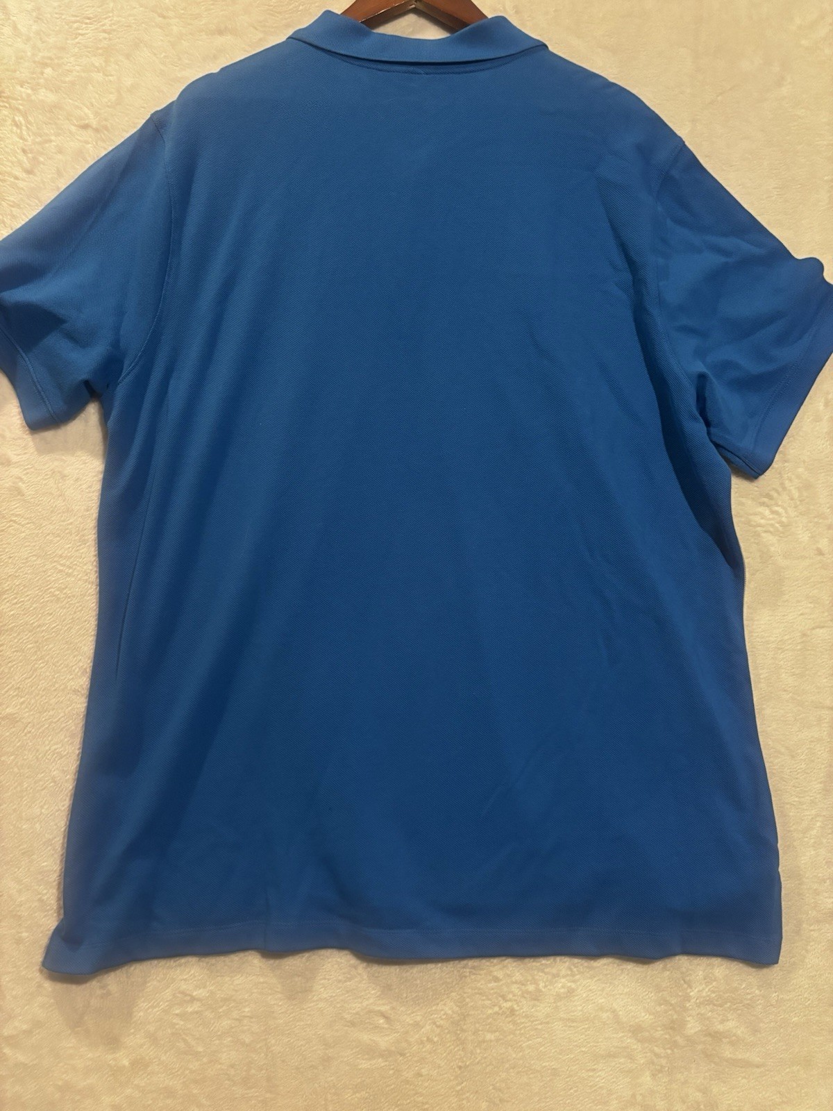 Nike Detroit Lions Polo Shirt Men XL Grey Blue Short Sleeve NFL Performance Team