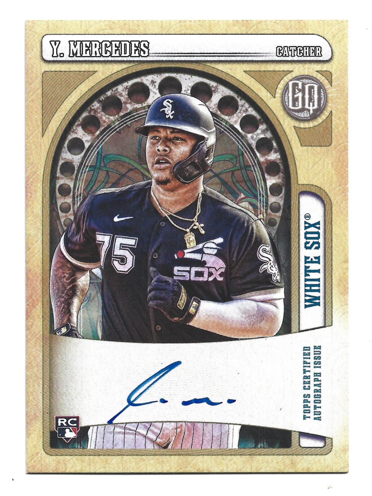 Yermin Mercedes AUTOGRAPH RC Chicago White Sox 2021 Topps Gypsy Queen AUTO Card