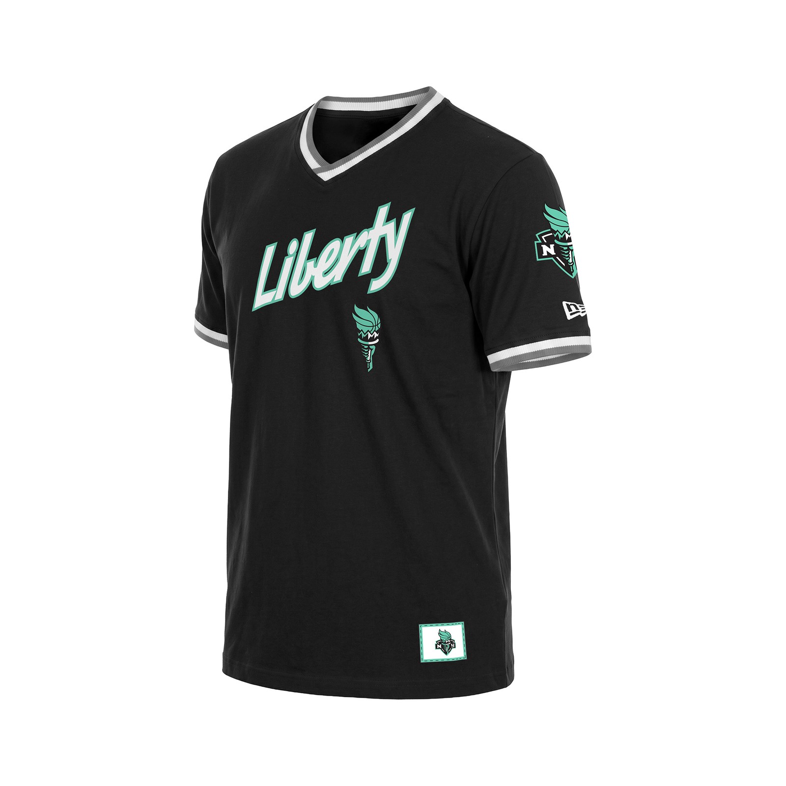 Unisex New Era Black New York Liberty Sport Classics Capsule V-Neck Fashion