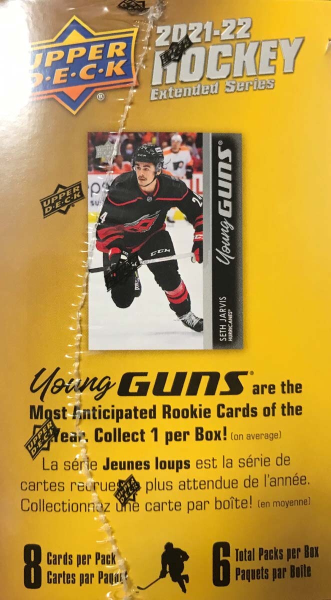 2021 2022 Upper Deck Hockey EXTENDED Series Blaster Box Young Guns Akira Schmid