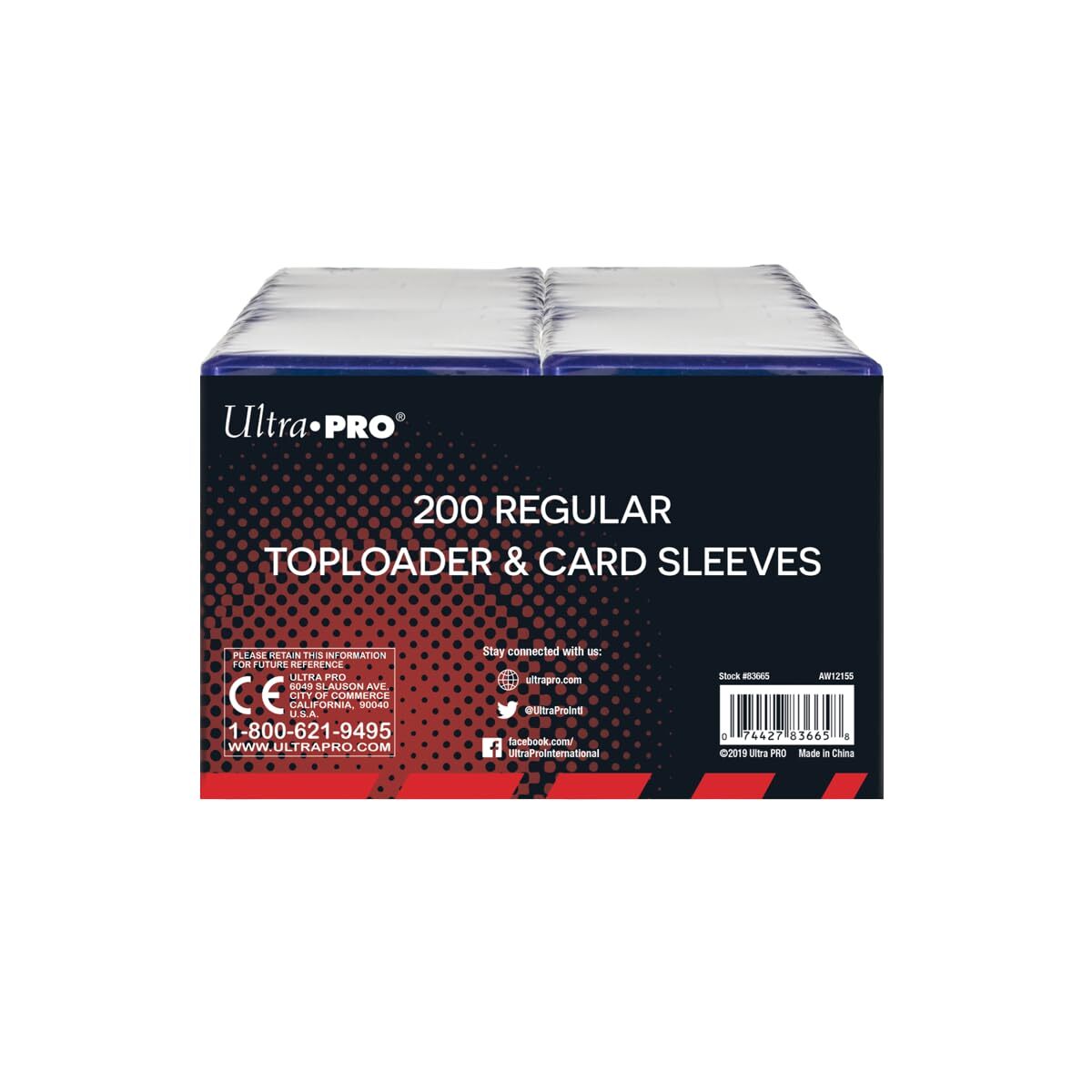 Ultra PRO Toploaders and Soft Sleeves Bundle 200 Each Card Protectors