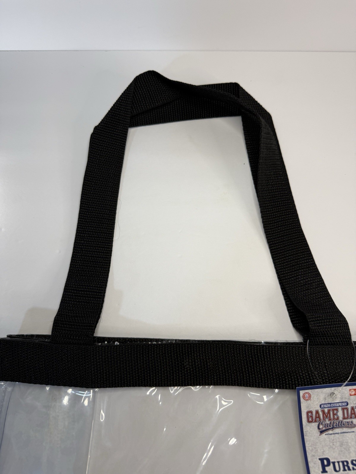 Alabama Crimson Tide Logo Clear Stadium Tote Purse One Size Black Strap NCAA