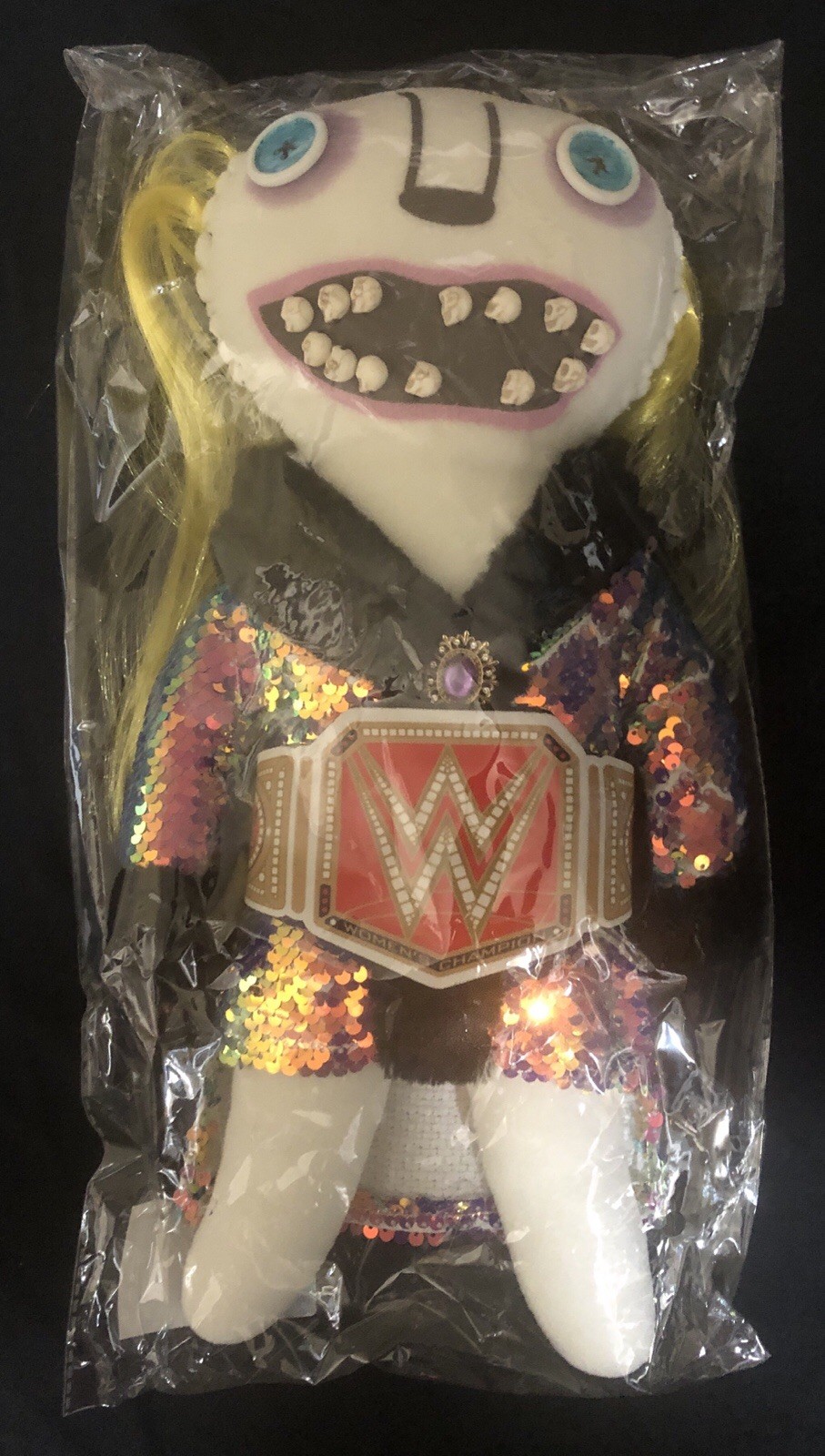 Official WWE Authentic Charlotte Flair Charly Plush Doll Very Rare New Sealed
