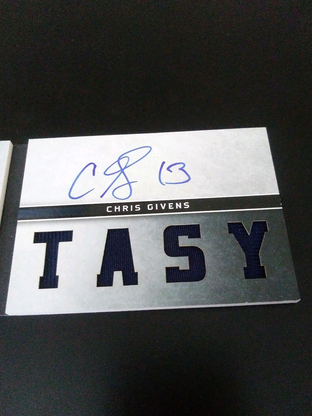 2013 Chris Givens Panini Rookie Playoff/ Auto Card 36/99 F A N T A S Y