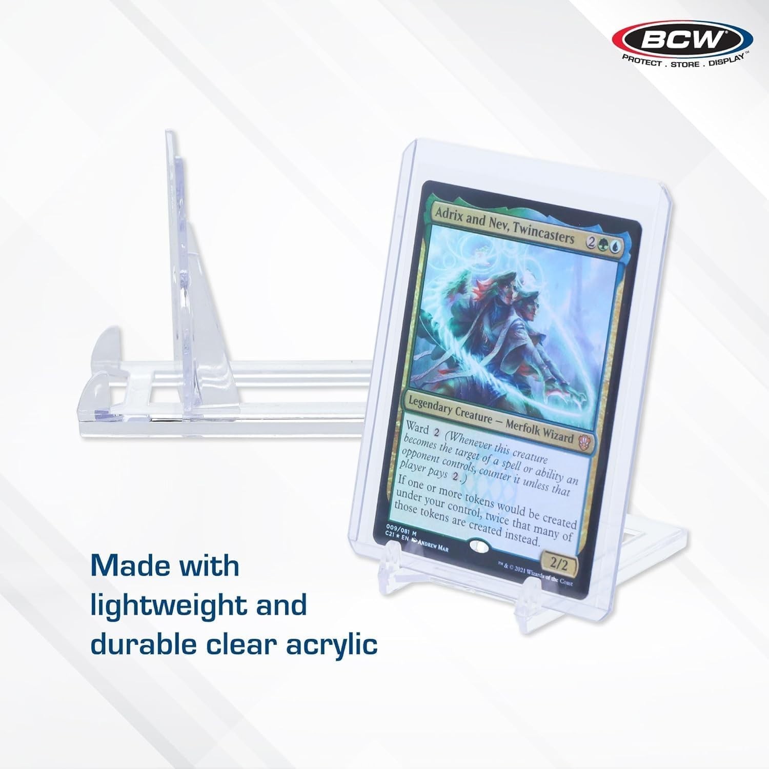 🚀 1 Piece x CW 2-Piece Clear Arcylic Card Display Stand Sports Card