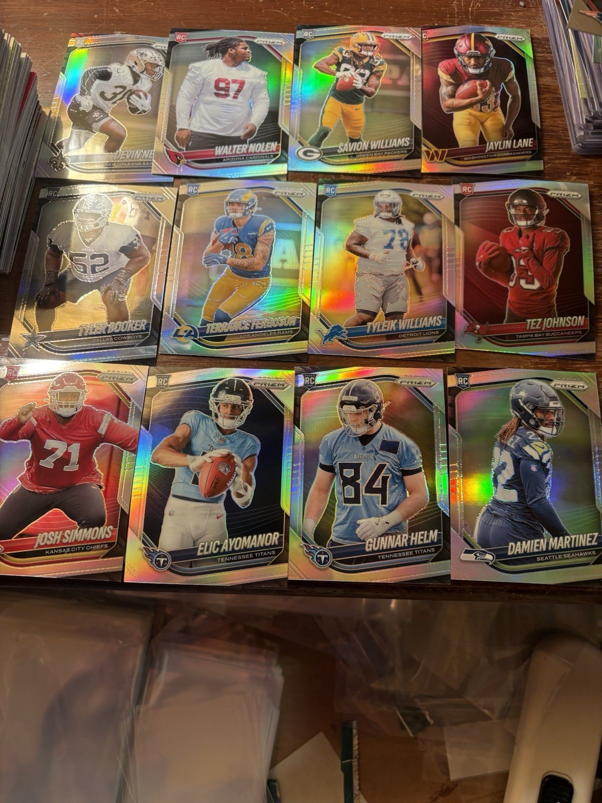 2025 Panini Prizm Football All Silver Lot Of 24 With Rookies And Vets🏈🏈