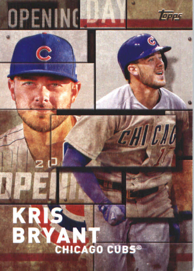 Kris Bryant 2018 Topps MLB Opening Day #OD-17 Cubs ID:21399