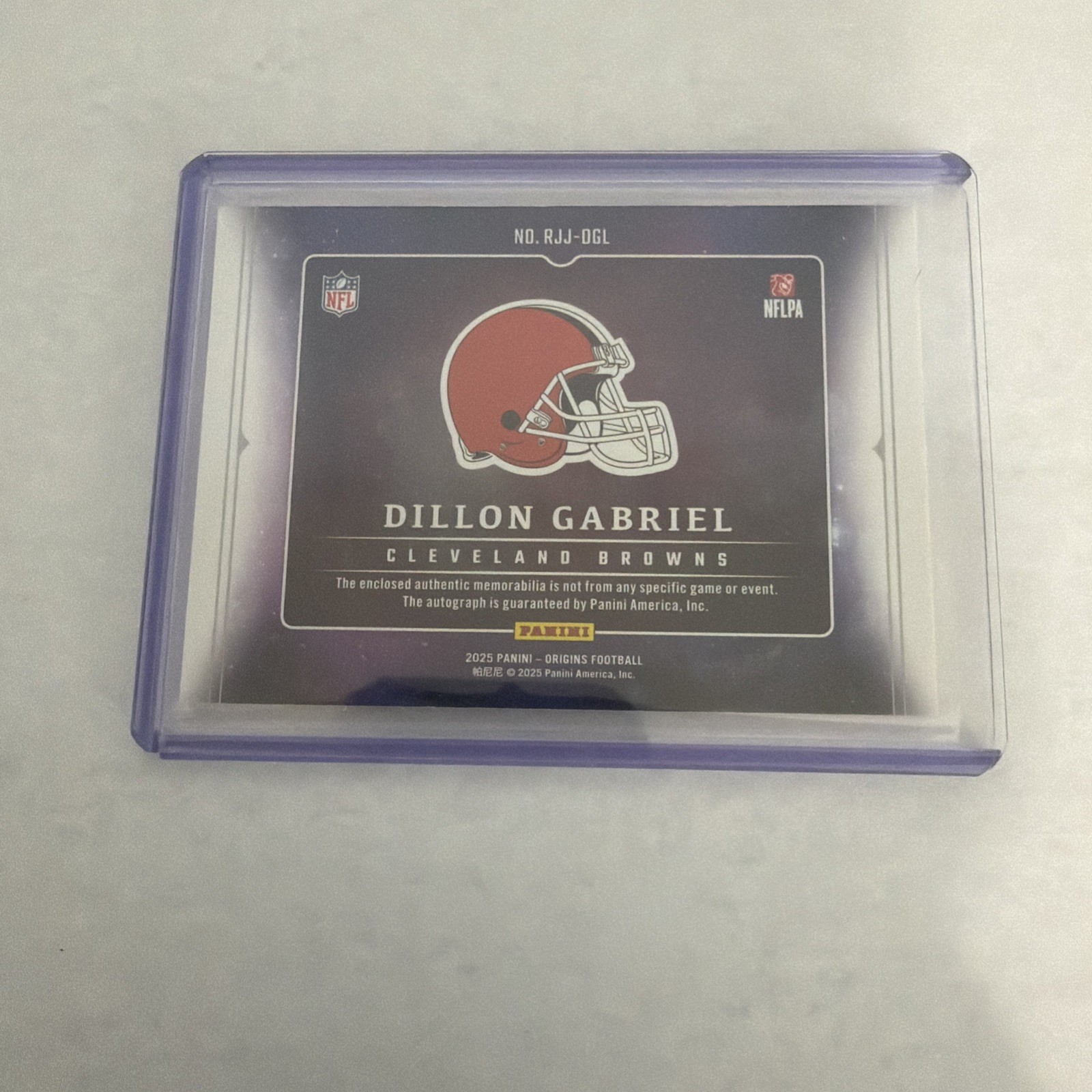 2025 Panini- Rookie Jumbo Patch Autographs Dillon Gabriel #RJJ-DGL (AU, MEM, RC)