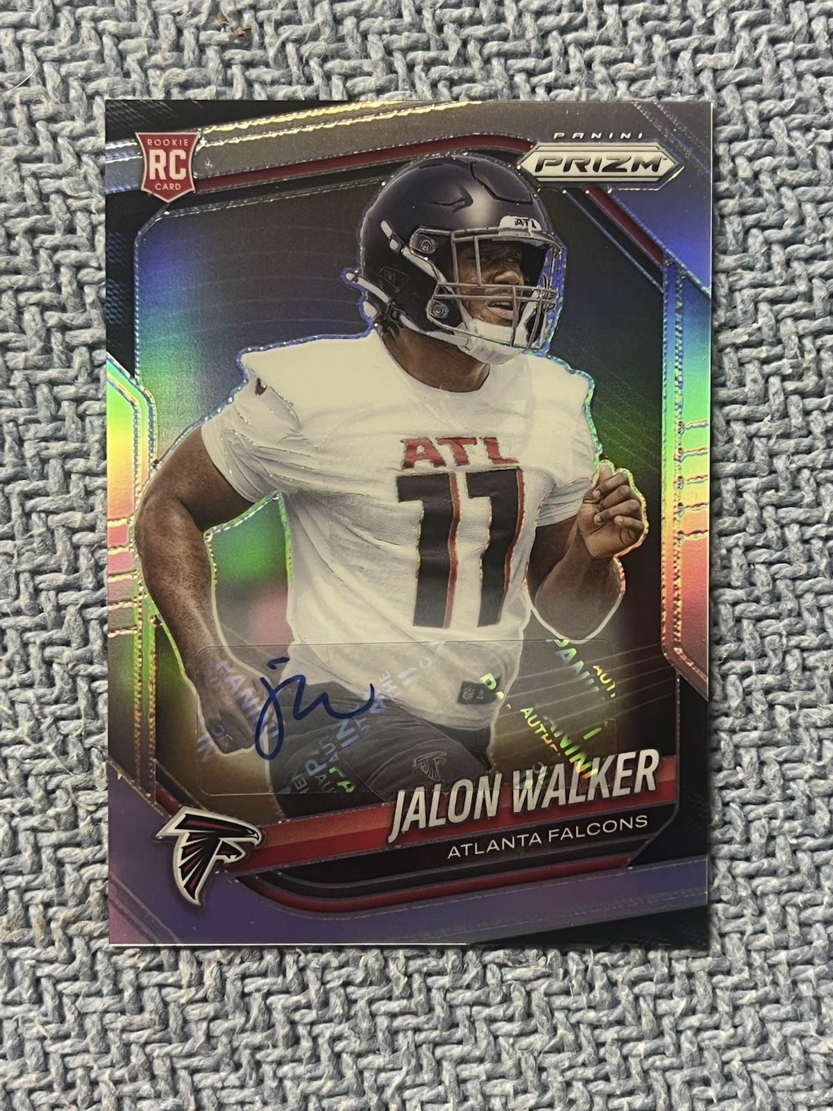 2025 Panini Prizm – Rookies Jalon Walker #398 Silver Prizm Autographs (AU, RC)