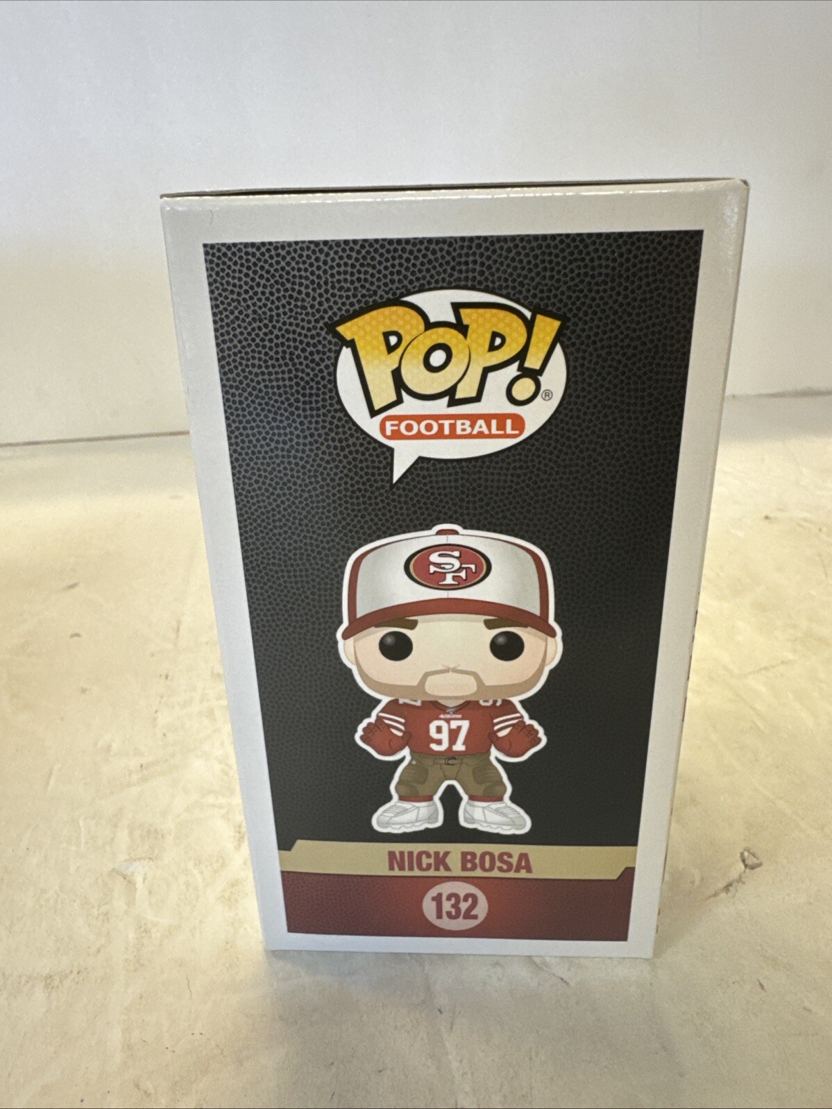 Nick Bosa San Francisco 49ers Signed Funko Pop #132 in White w/ Beckett Coa case
