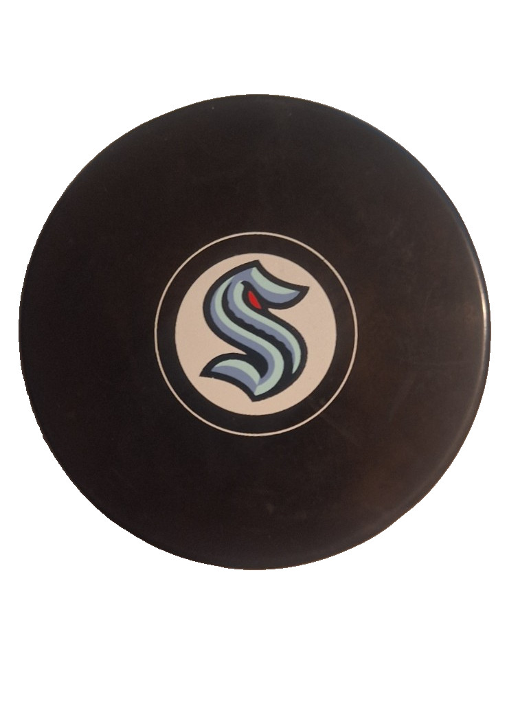 Seattle Kraken Logo Hockey Puck
