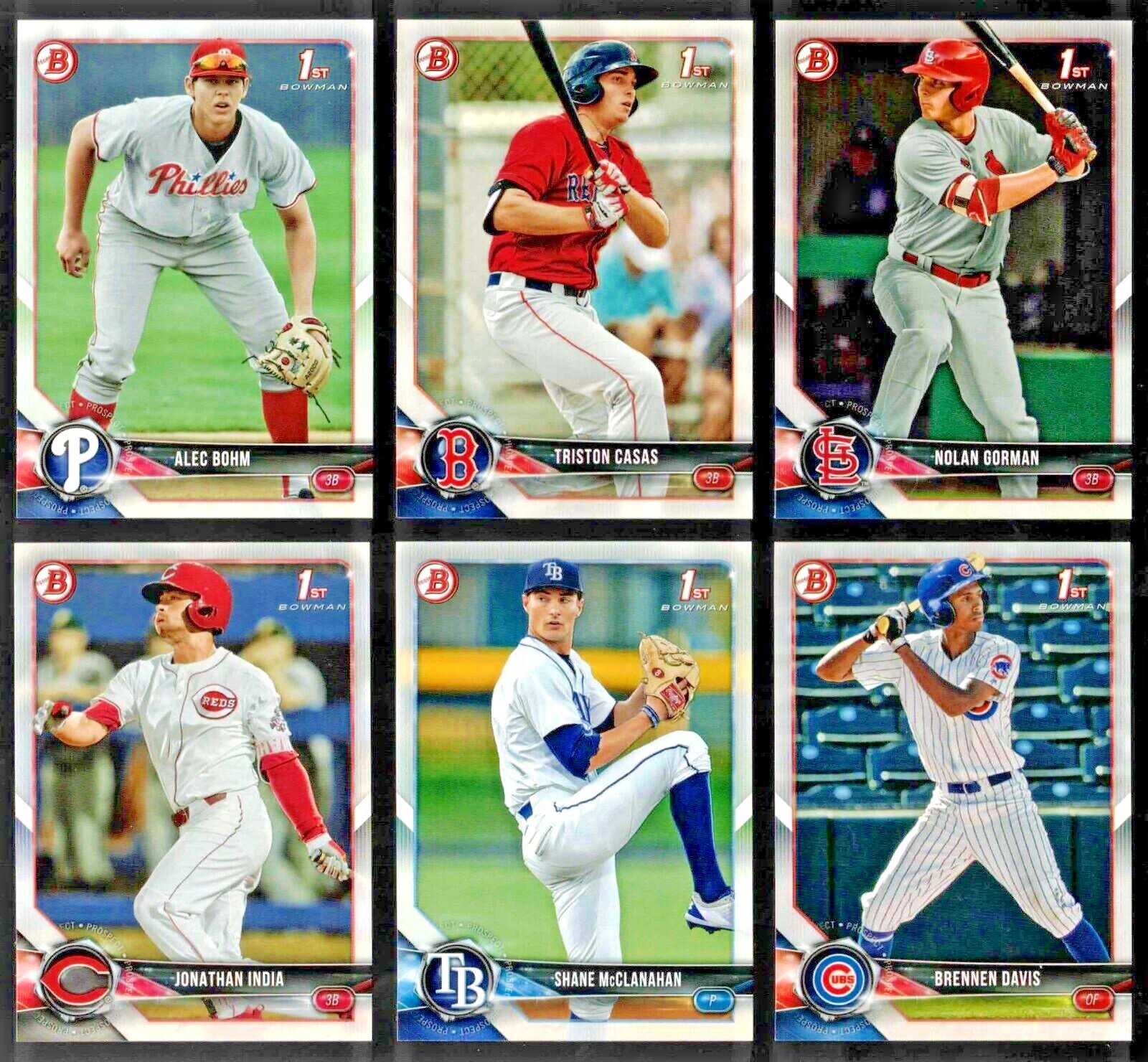 2018 BOWMAN DRAFT Base Prospects #1-200 RC Complete Your Set FREE SHIP YOU PICK!