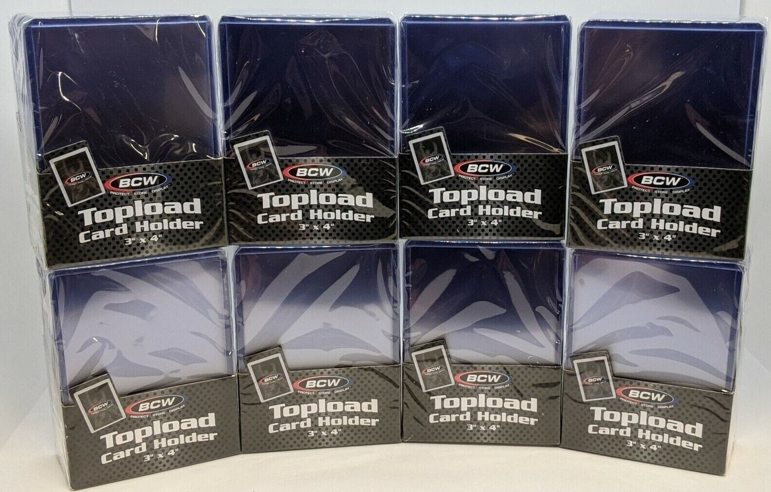 (200) BCW 3×4 Regular Card Toploaders | Top Loaders