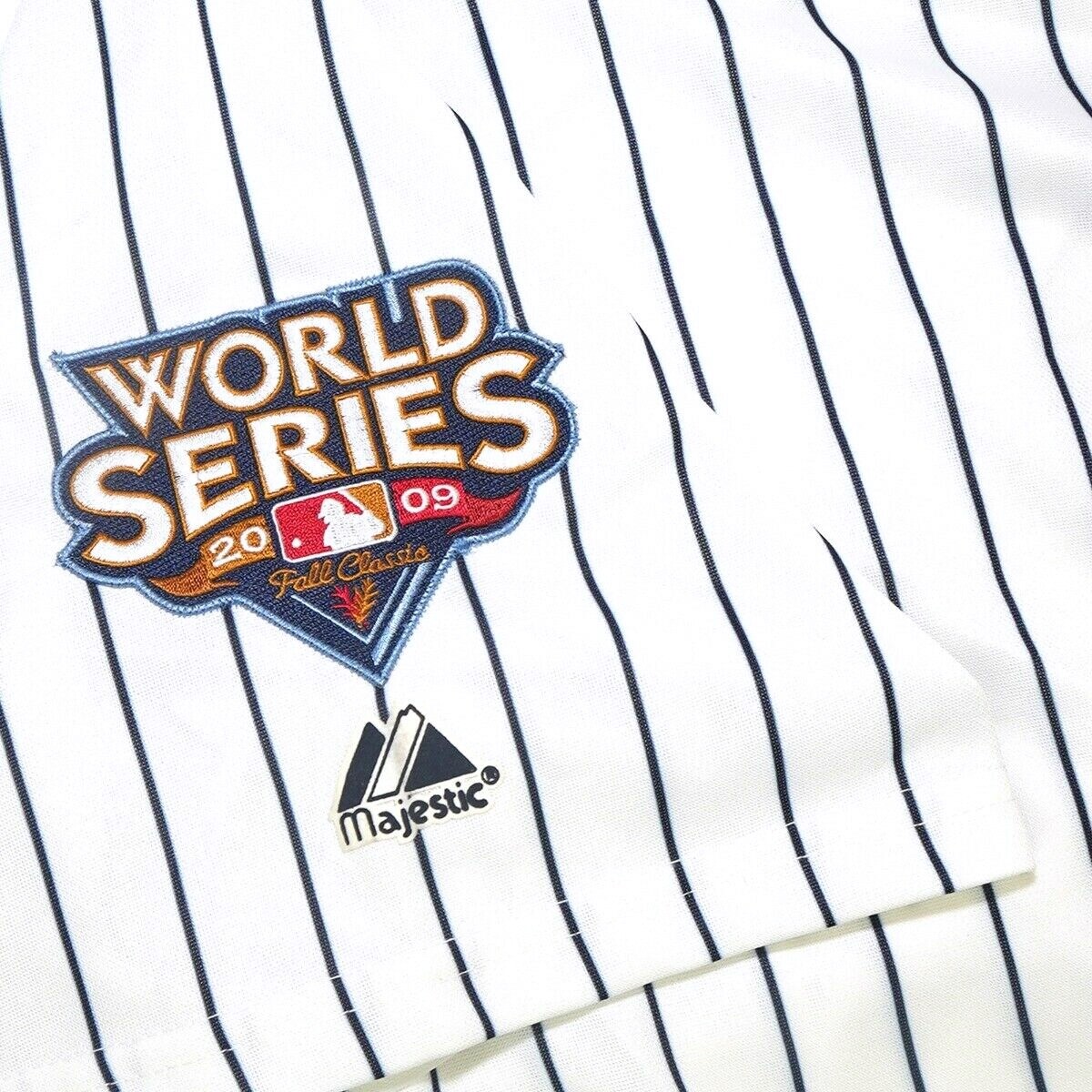 Hideki Matsui 2009 New York Yankees World Series White Home Men’s Jersey (S-3XL)