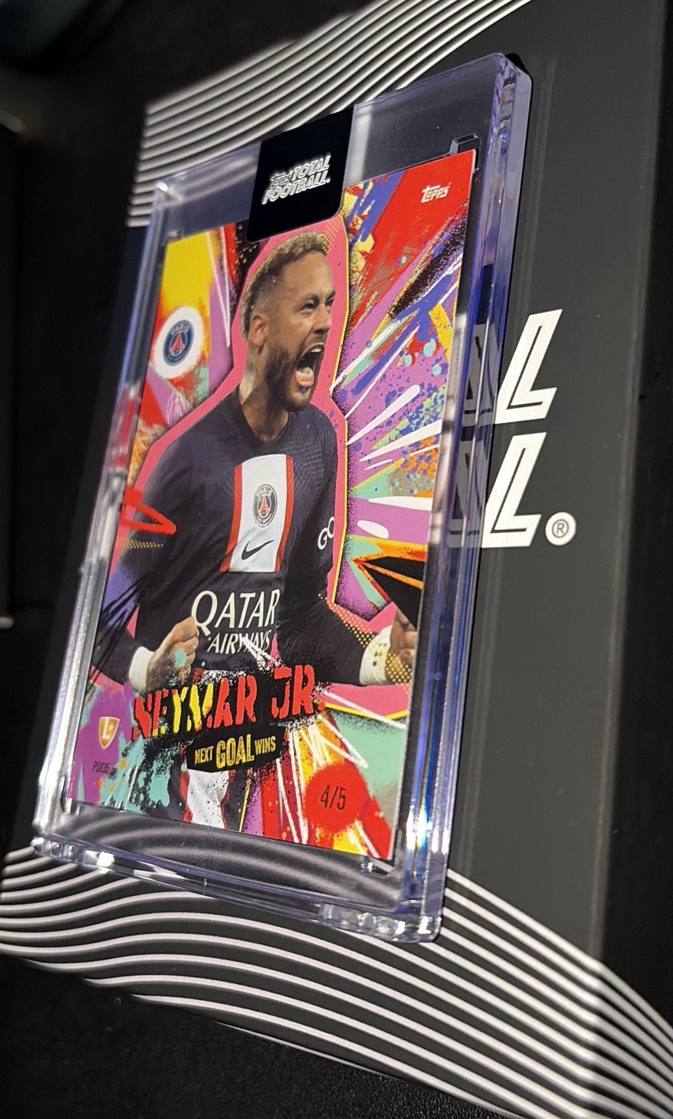 2025-26 Topps Total Football Neymar Jr. (#/5) PSG ‘Next Goal Wins’ Red