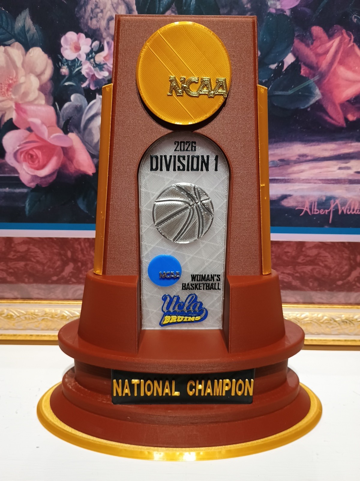 NCAA 2026 DIVISION1 WOMEN UCLA BASKETBALL CHAMPION TROPHY