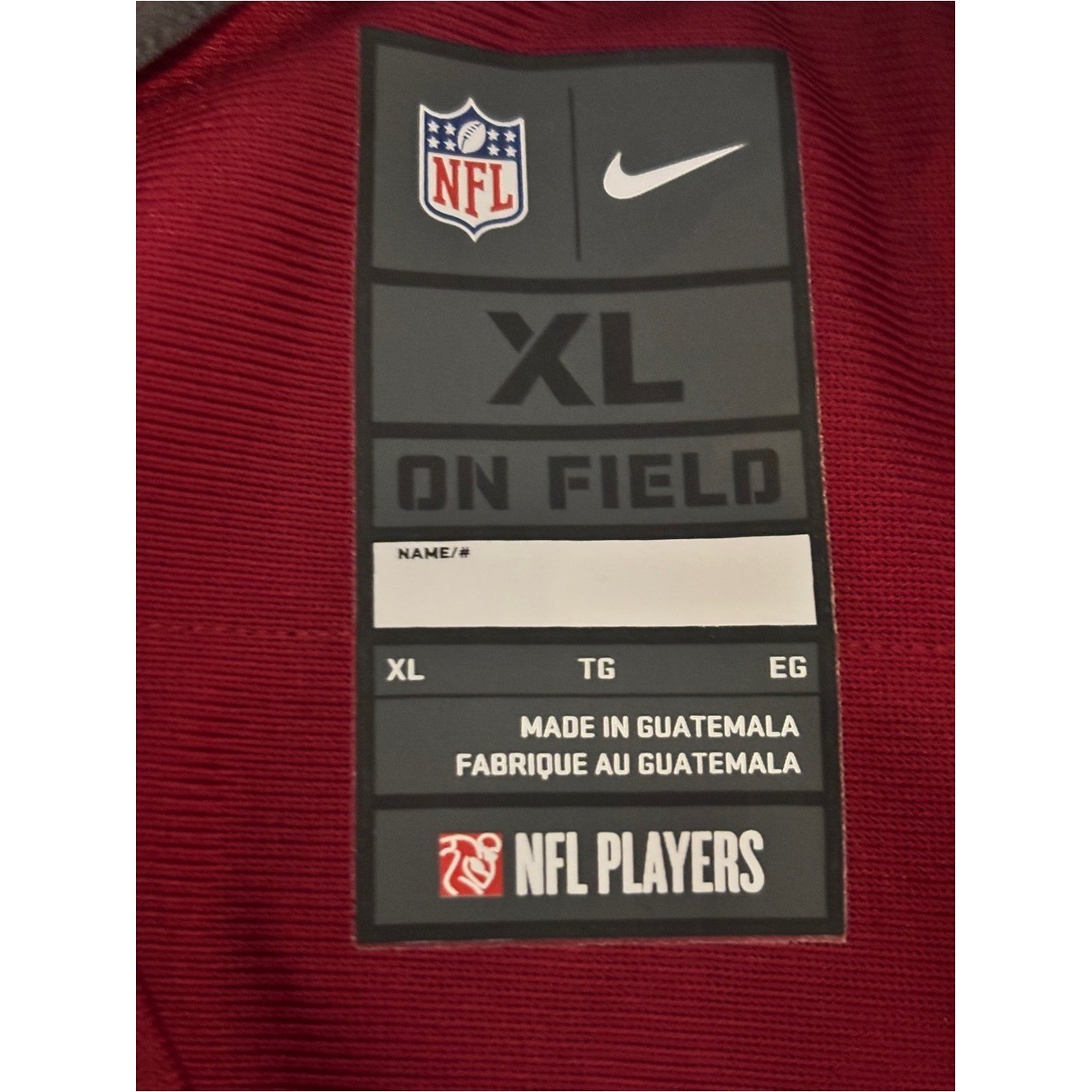Nike Washington Redskins Robert Griffin III #10 NFL Jersey XL Burgundy History