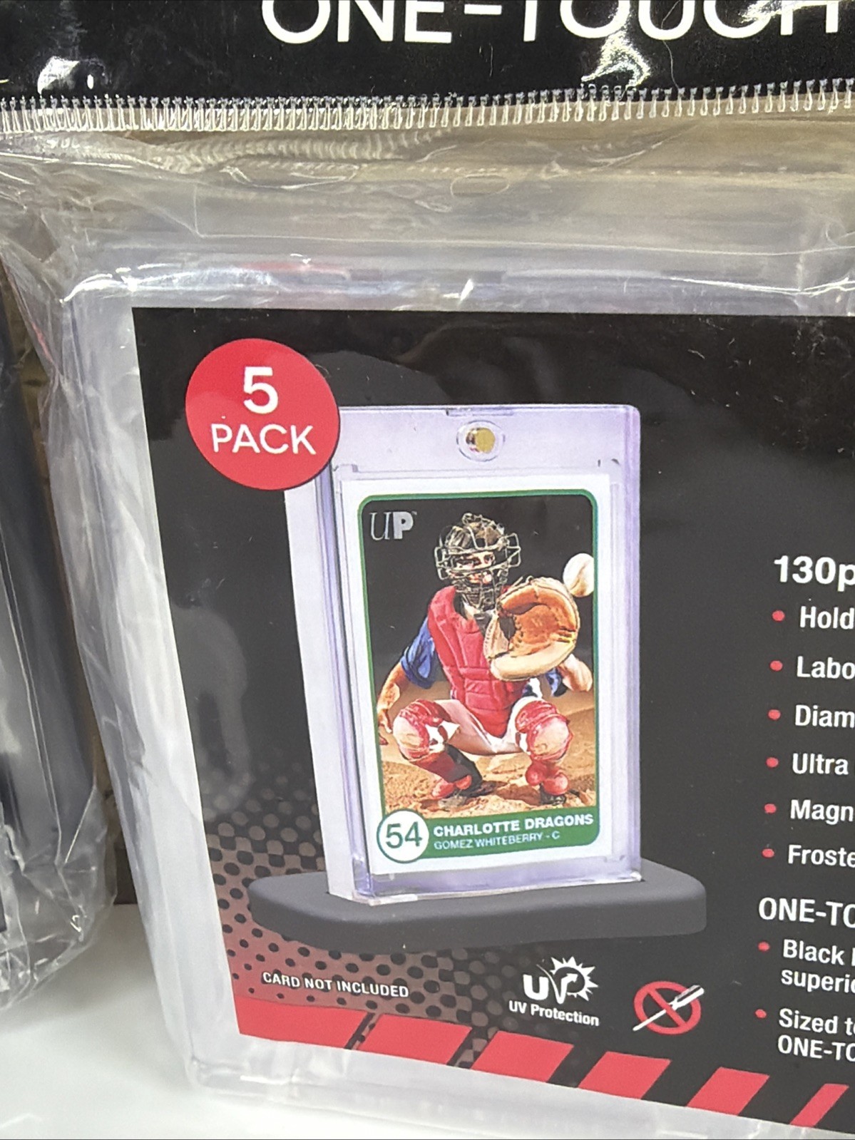 Ultra Pro 35pt One Touch Magnetic Card Holders and Display Stands-10 Units