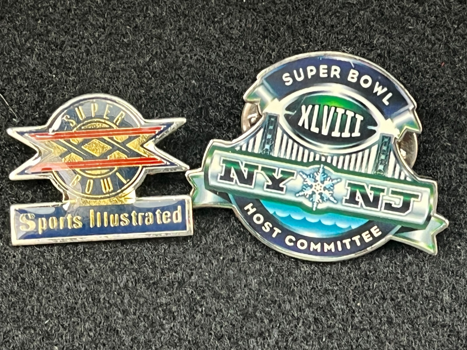 Vintage Sports Pin Collection MLB NFL NBA NHL Super Bowl World Series Set & MORE