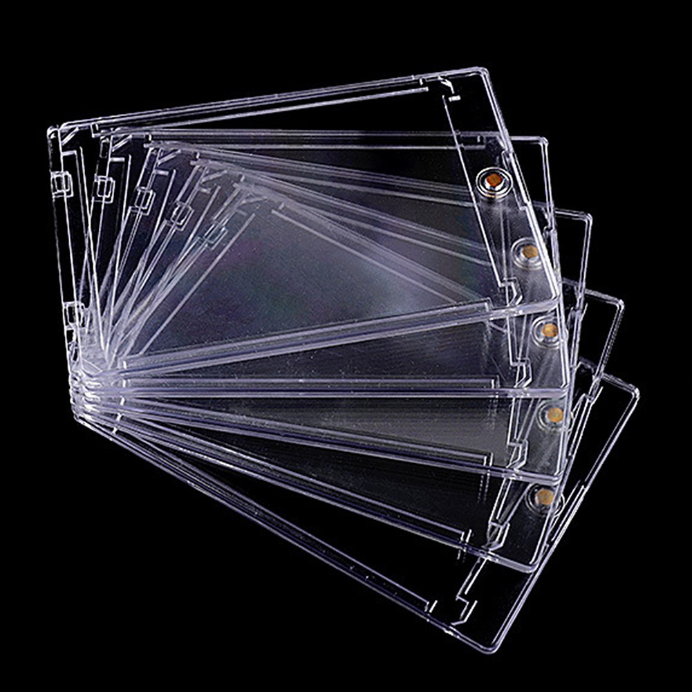 10-50X Magnetic Trading Sports Card Holder 260PT Hard Card Sleeves UV Protection