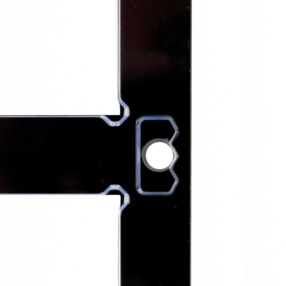 1 BCW 4-Card Magnetic Holder – 35pt Black Border Recessed UV Protection Case New