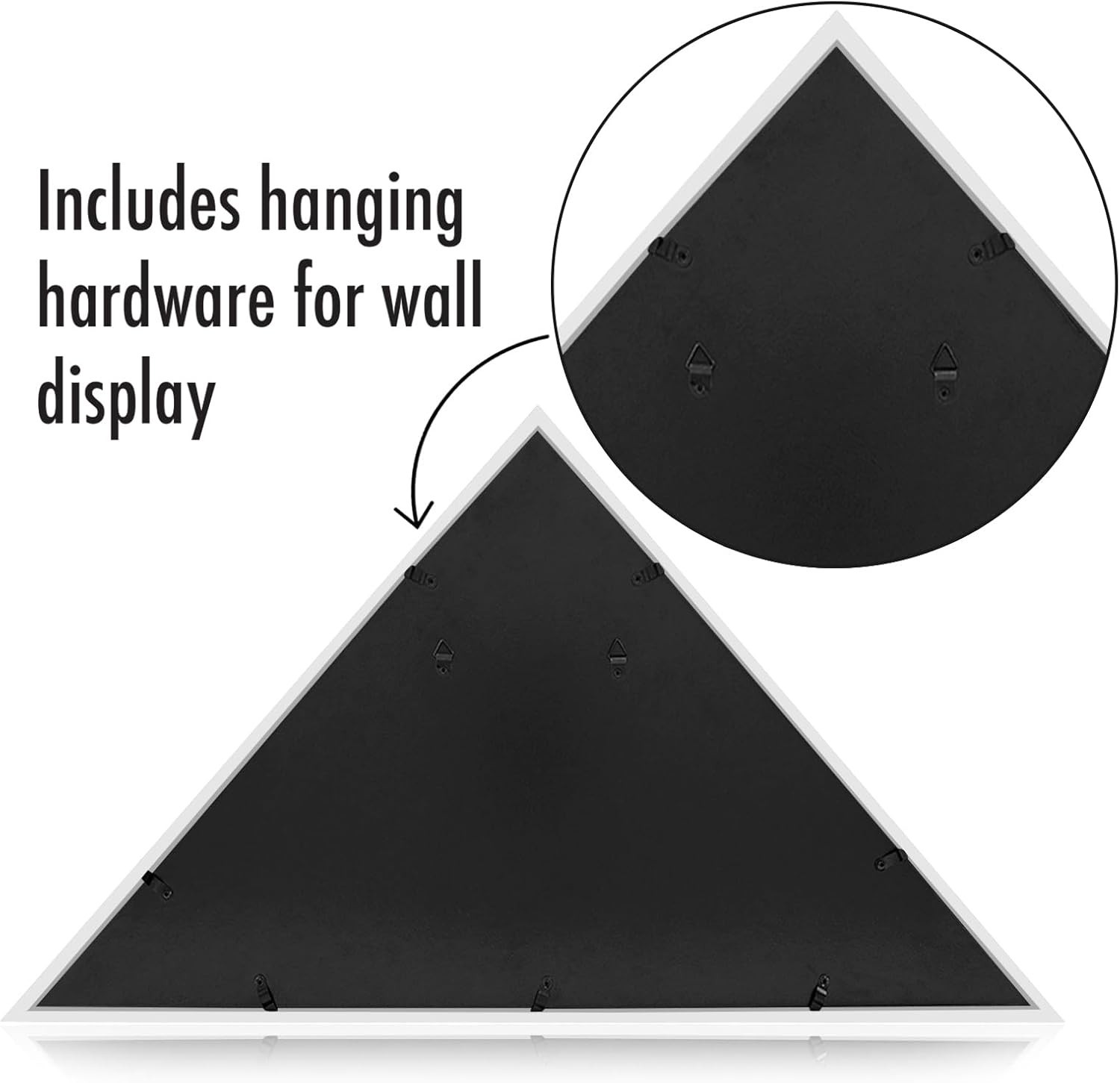 Sleek Triangular Flag Case in White for 5×9.5′ Burial Flags – Timeless Elegance