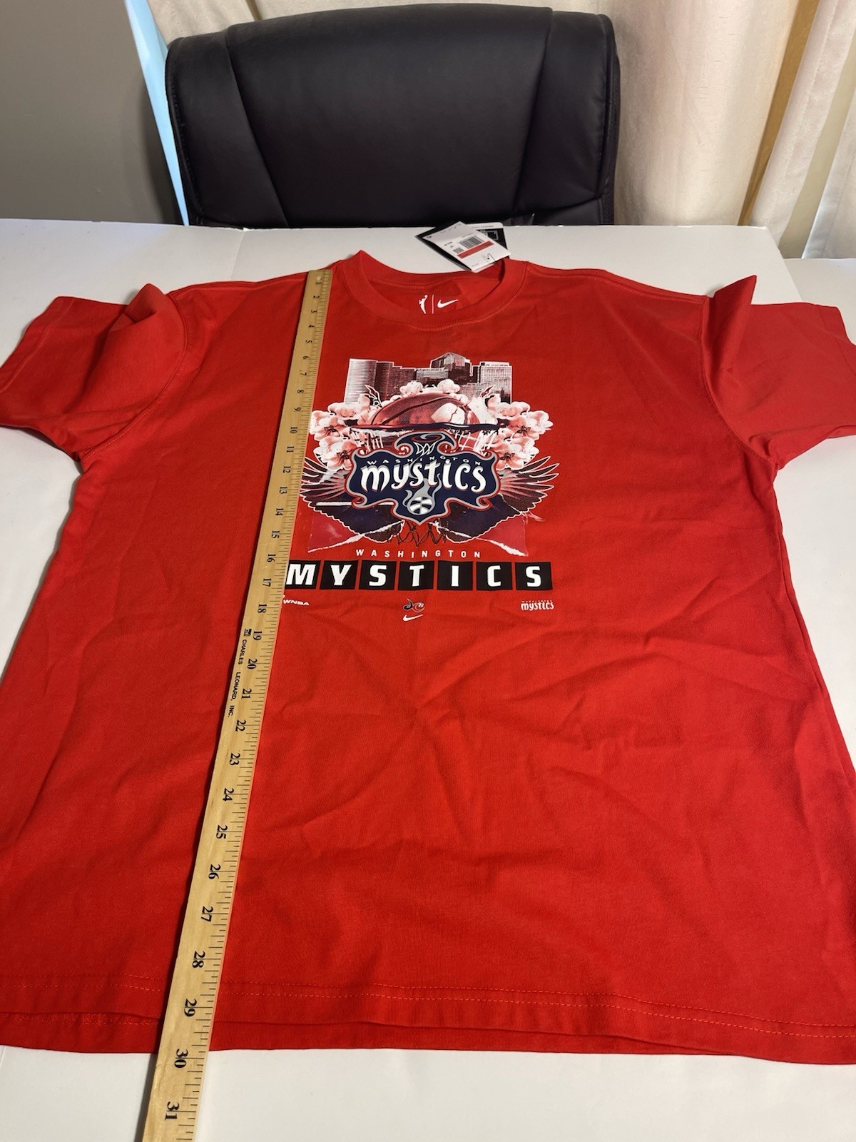 Nike Men’s Washington Mystics Red City T-Shirt Basketball WNBA Sz L