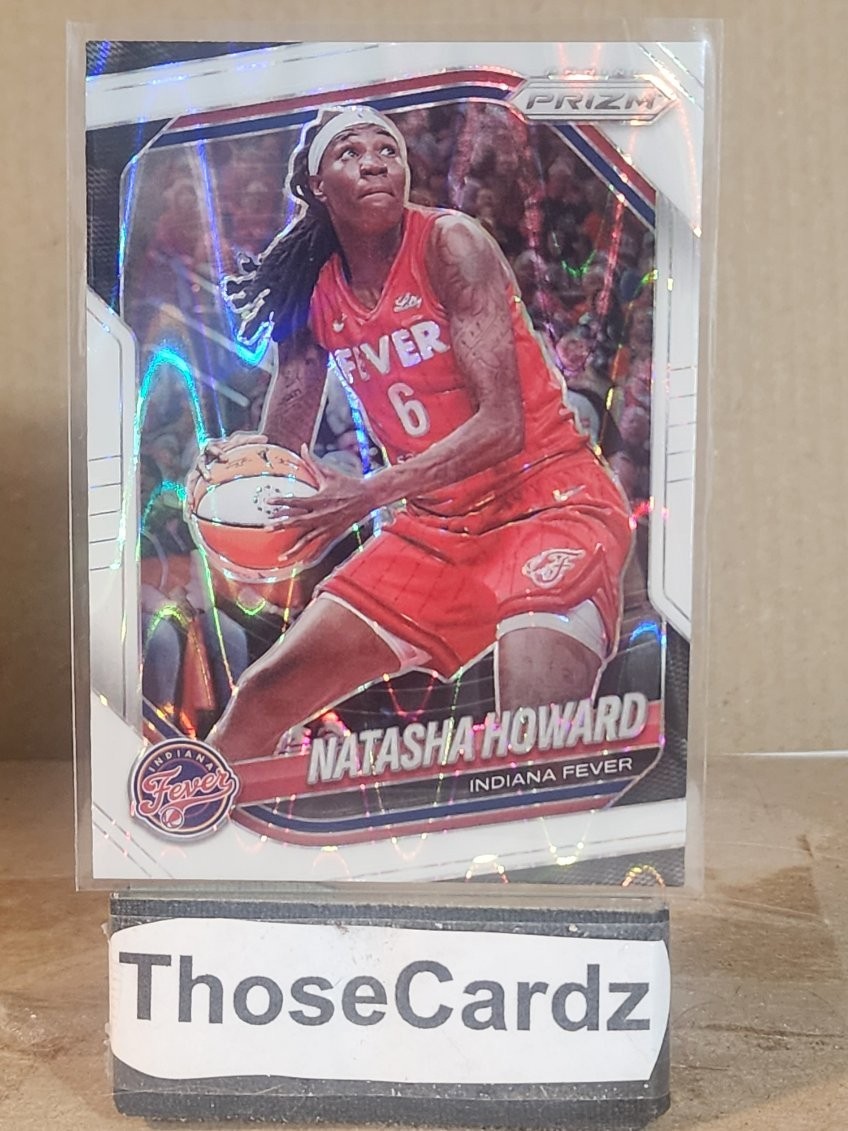 2025 Panini Prizm WNBA White Seismic Prizm #54 Natasha Howard