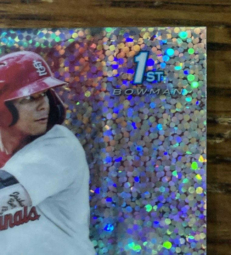 2022 Bowman Joshua Baez Chrome Prospect Auto Speckle #/299- Has Print Lines