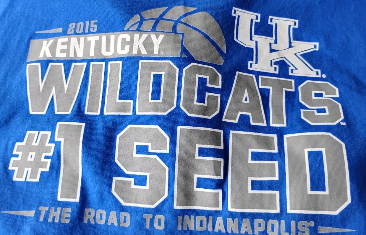 Lot Of 5 Men’s T-shirts University Kentucky NCAA Champions,FINAL FOURS XL to L