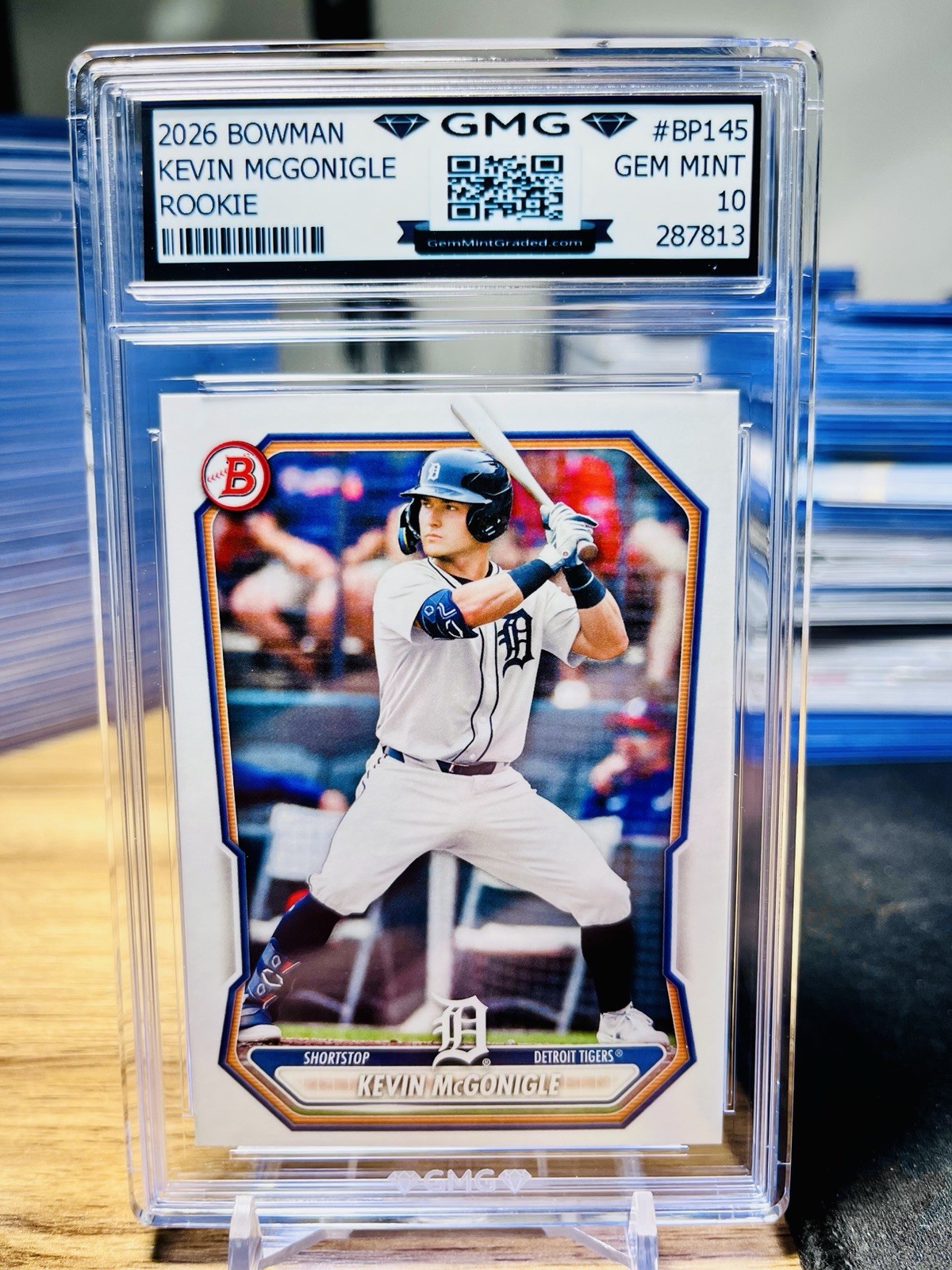 2026 Bowman Kevin McGonigle Rookie GMG Graded 10 Gem Mint 💎 RC #BP145