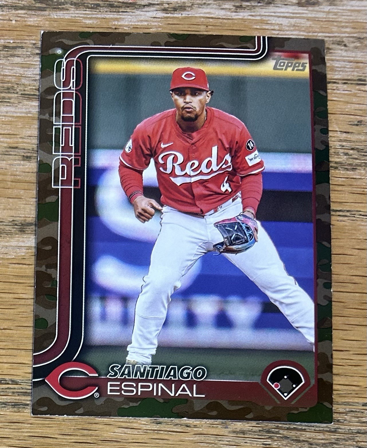 2025 Topps Update Series – Santiago Espinal #US150 Memorial Day Camo 02 /25