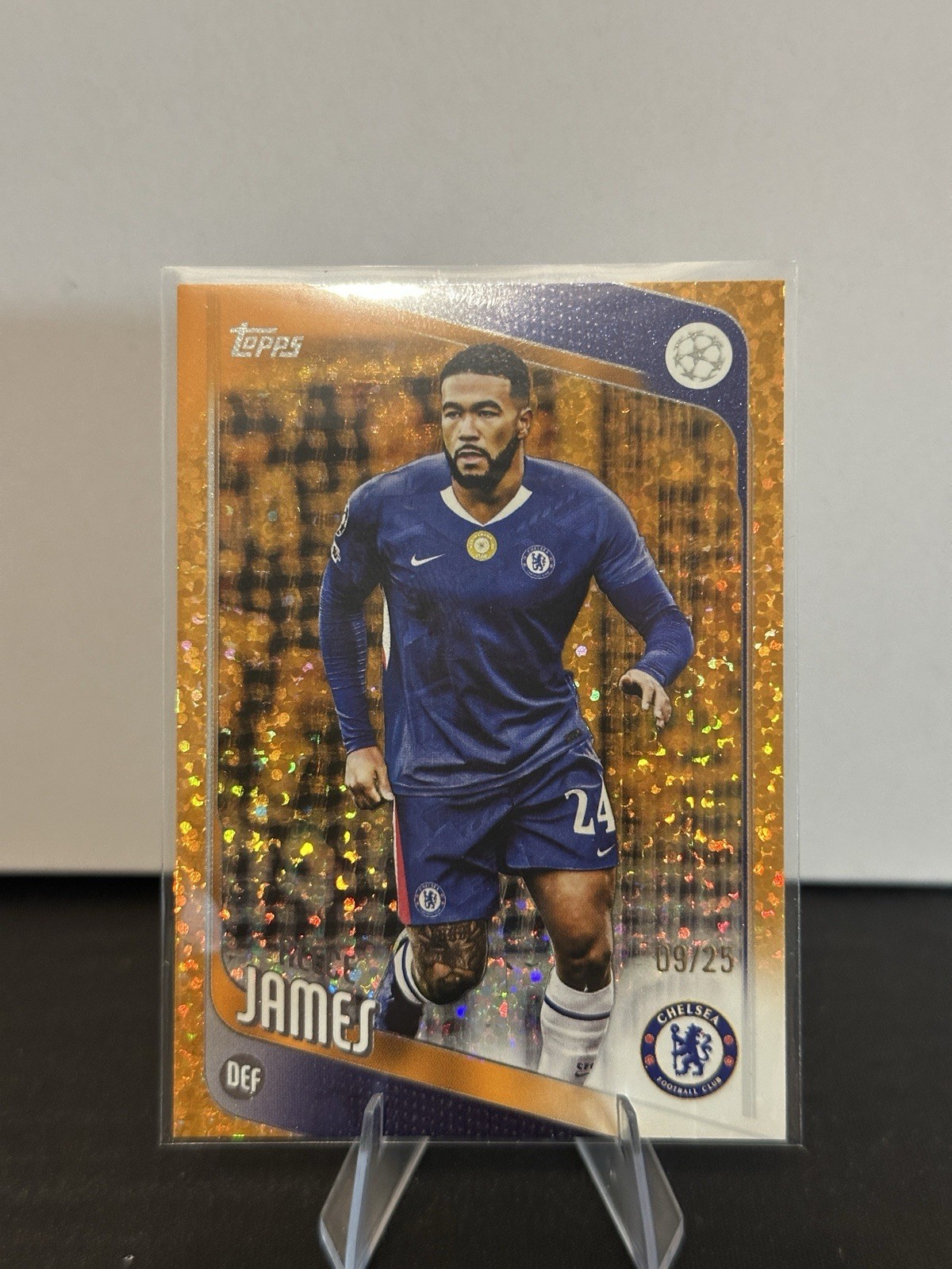 Topps 2025-26 UEFA Club Competitions Reece James #70 Chelsea FC /25