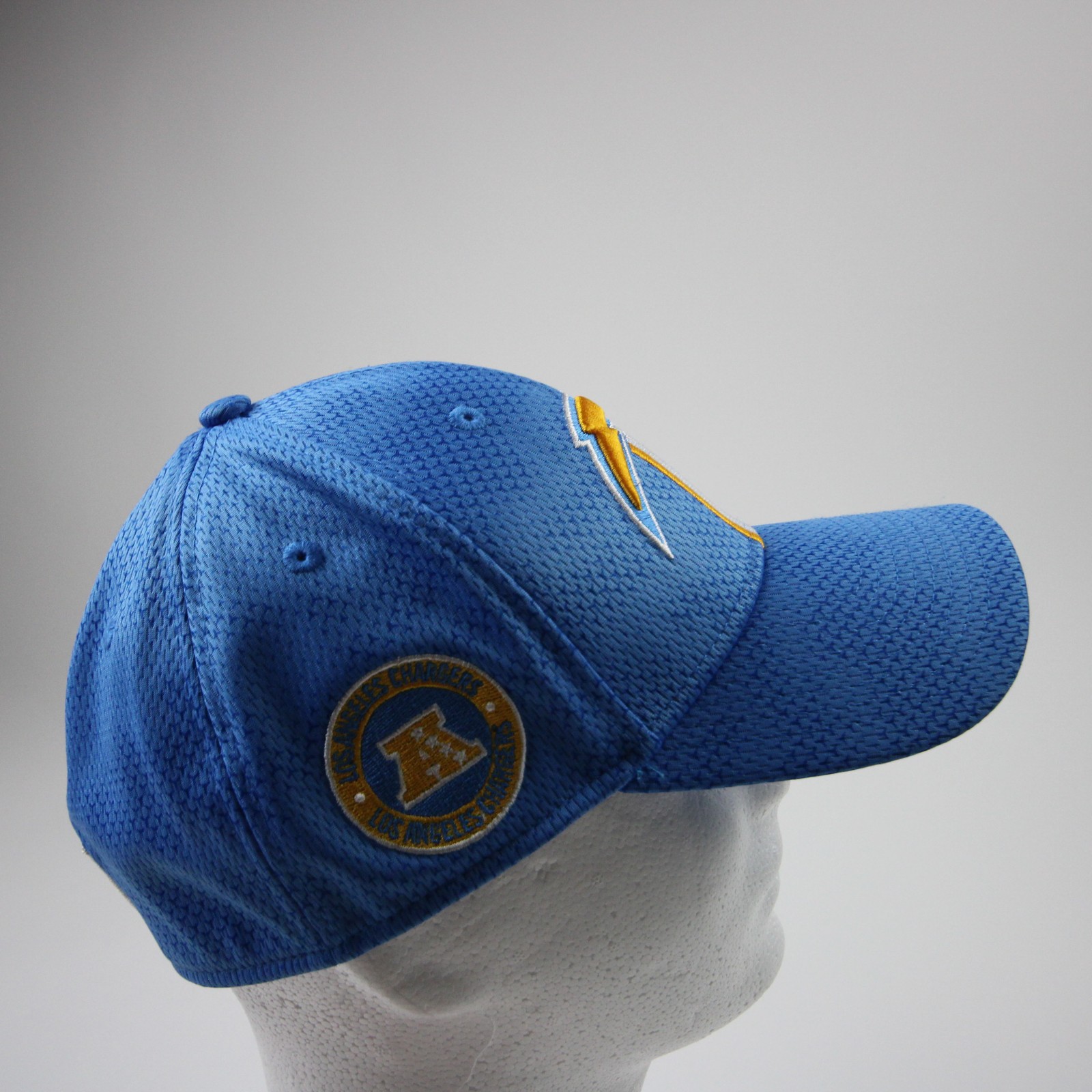 Los Angeles Chargers New Era 39thirty Fitted Hat Unisex Blue Used ML