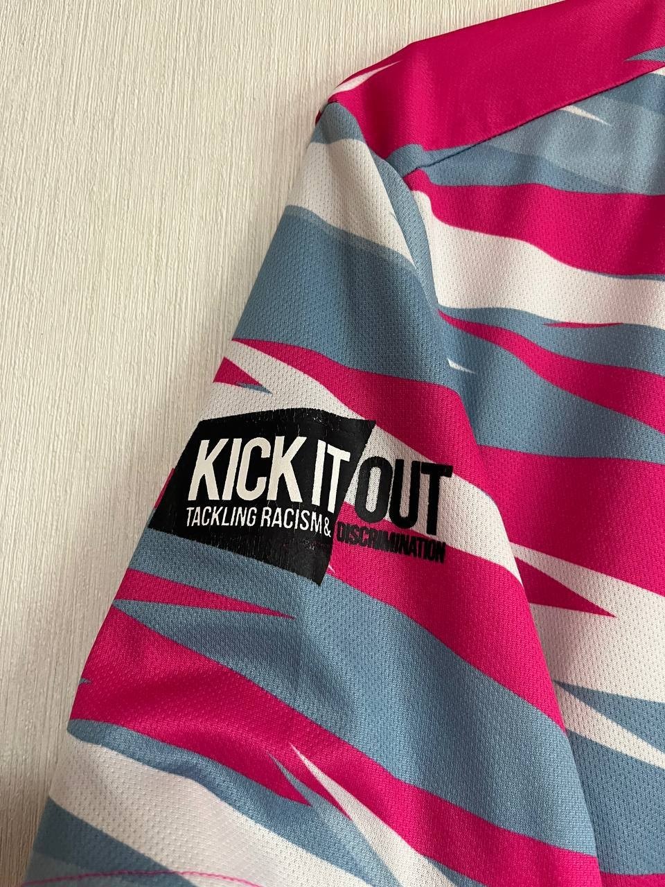 FC Stonewall Adidas Camo Pink Multicolor Football Soccer Jersey Shirt sz M