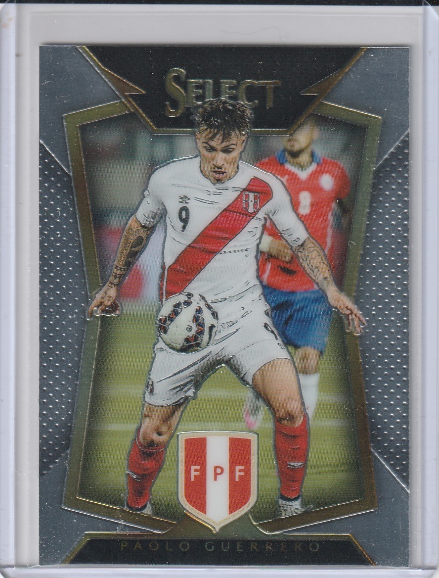 PAOLO GUERRERO Peru 2015/16 Panini select #10 Base Card /Qty