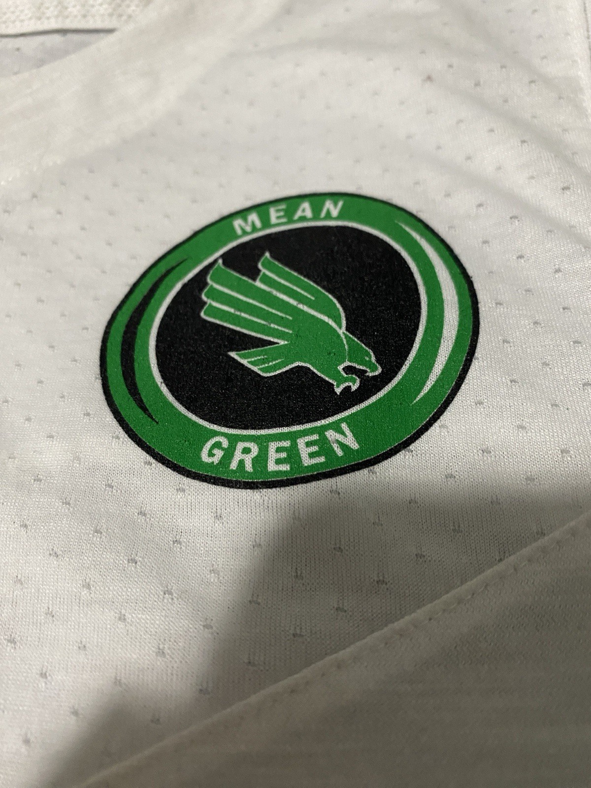 Nike Dri Fit University of North Texas Mean Green White Athletic Shirt Size L