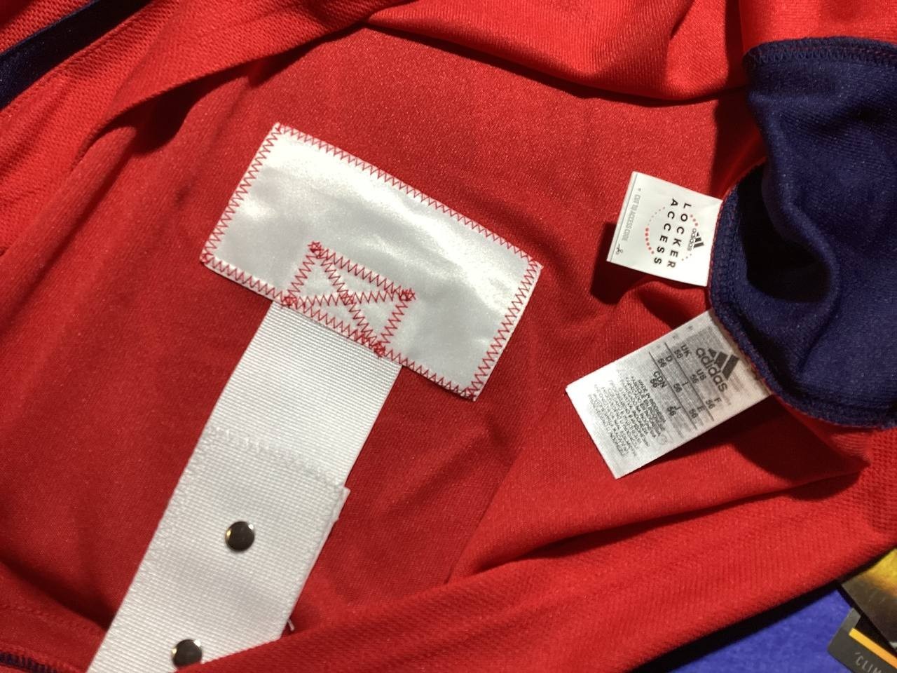 Adidas Washington Capitals NHL Jersey Stanley Cup Final Patch Sz 56