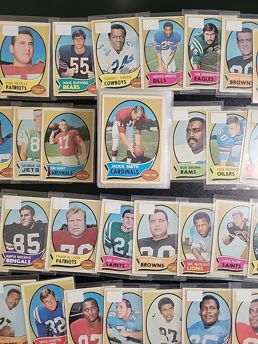 1970 Topps Football 118 Card Starter Lot – Bob Hayes and Roman Gabriel