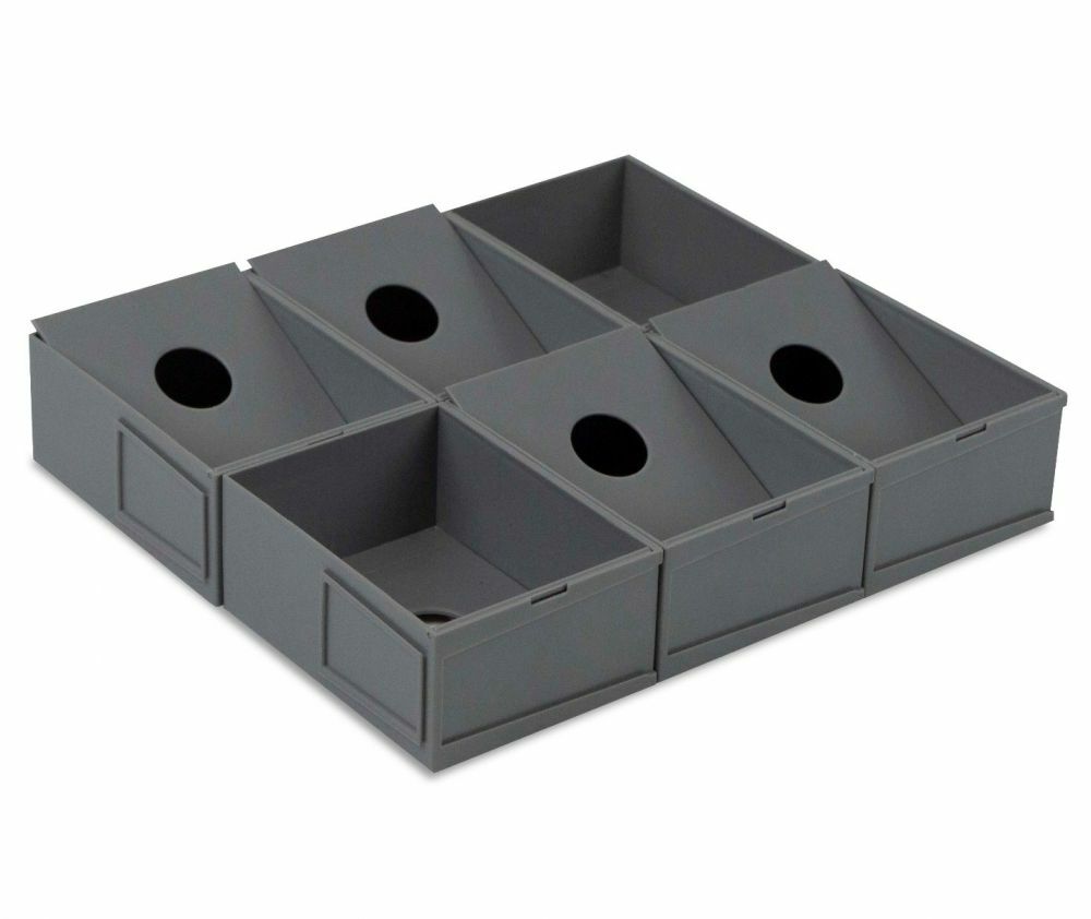 1x Customizable Modular Sorting Tray (Box of 6 Cells)