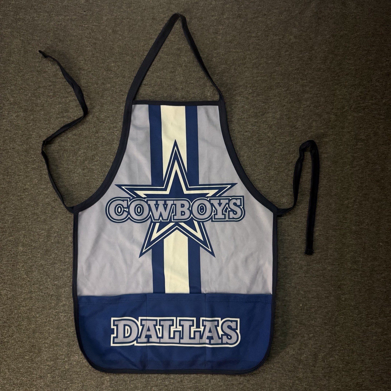 Dallas Cowboys Apron Chef Full Color Universal Size Tie Back Grilling A50