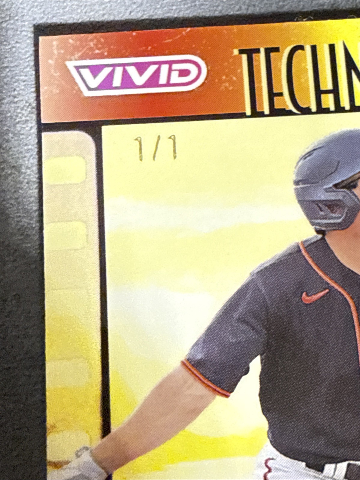 Wade Meckler Auto 1/1 2023 Leaf Vivid Technicolor #T-WM1 Yellow Laser 1 Of 1