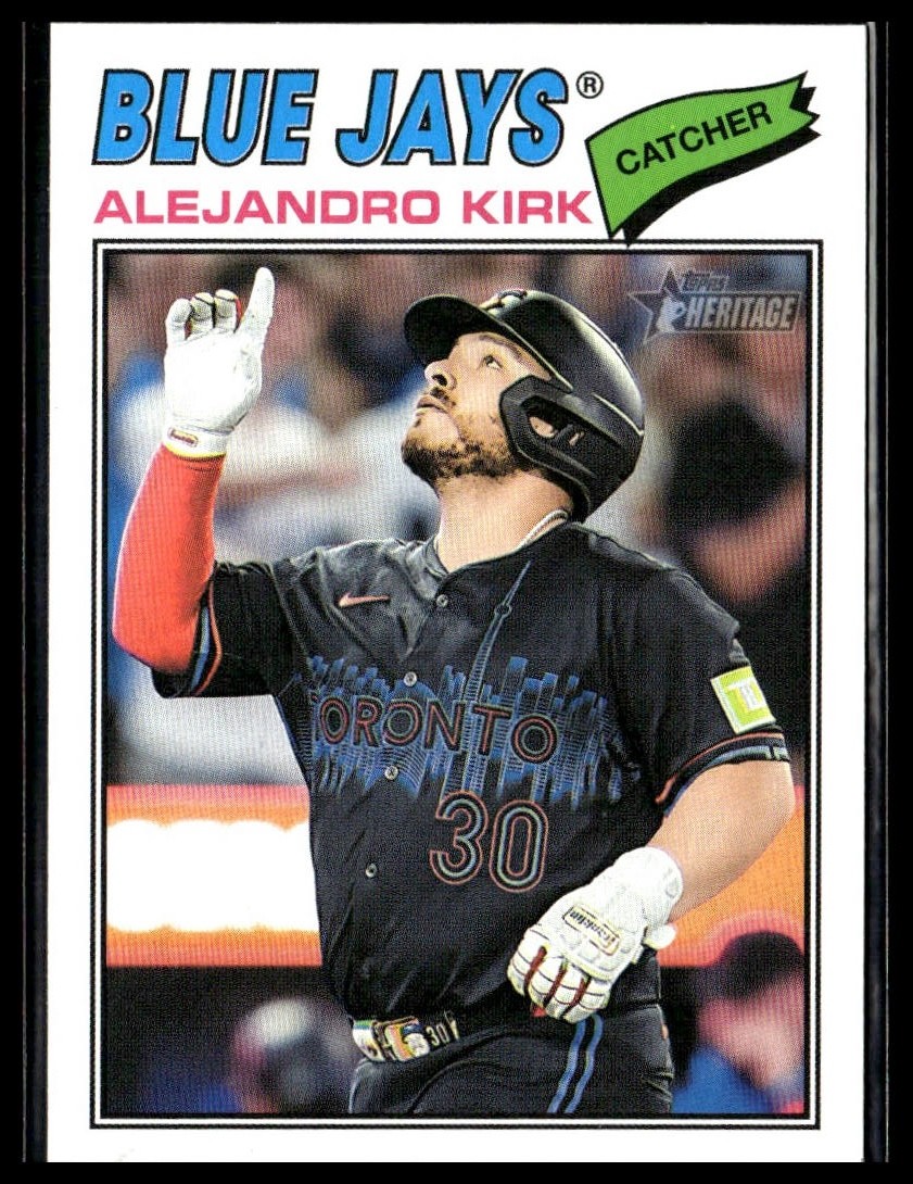 2026 Topps Heritage 341 Alejandro Kirk Toronto Blue Jays Short Print SP