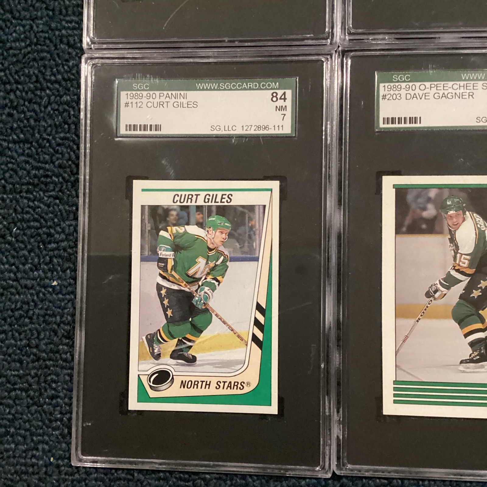 12x 1989-90 Panini & OPC Stickers North Stars ALL SGC 7 8 9 Hockey Star Set Lot