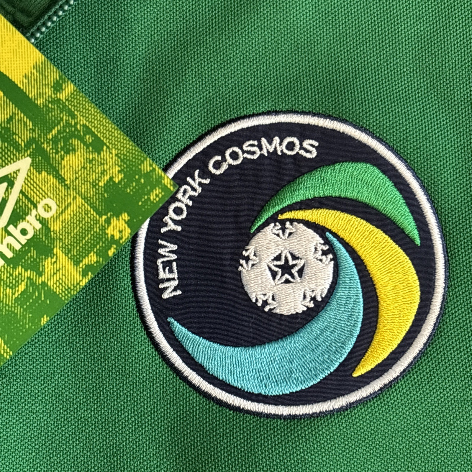 Umbro New York Cosmos Soccer Track Jacket Green Adult Unisex Full Zip Sz XXL NEW