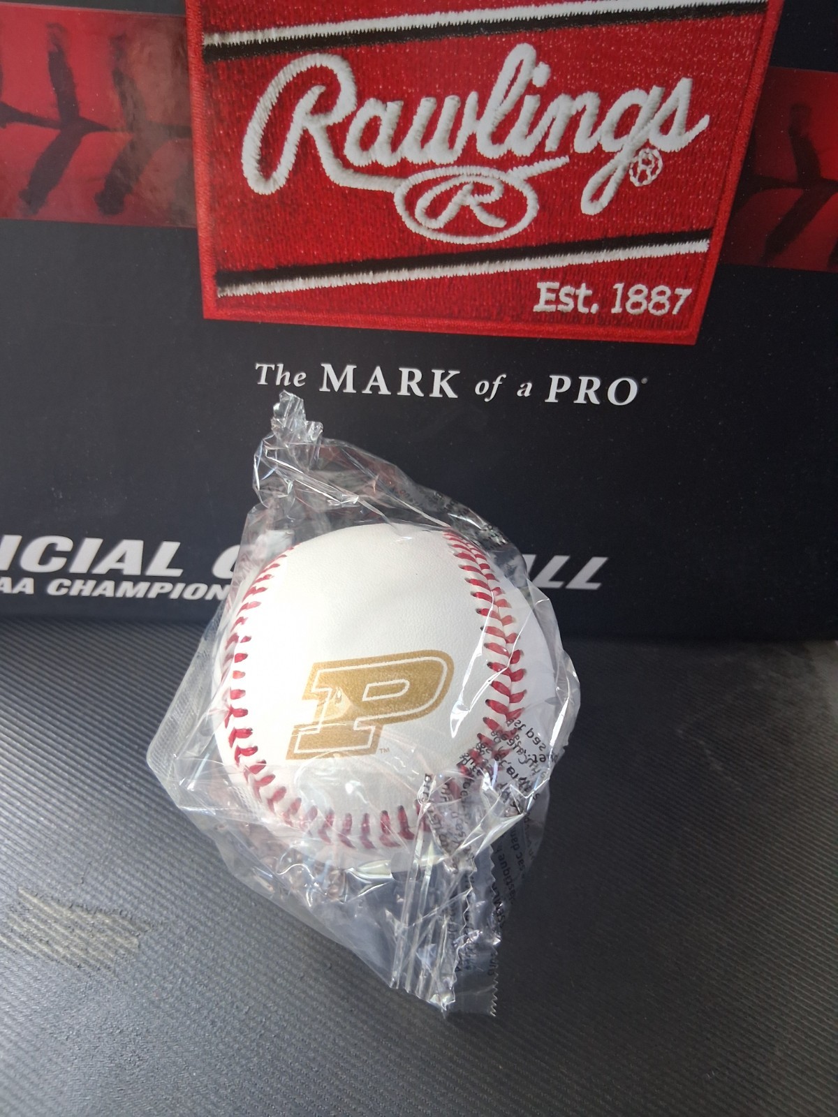 NCAA Championship Baseball-Purdue Logo-Big10 Brand New Sealed
